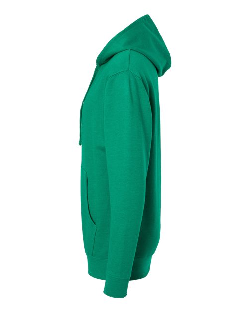 Independent Trading Co. SS4500 Midweight Hooded Sweatshirt #color_Kelly Green Heather