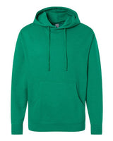 Independent Trading Co. SS4500 Midweight Hooded Sweatshirt #color_Kelly Green Heather