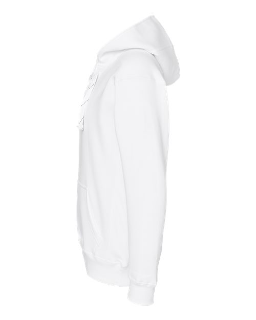 J America JA8830 Adult Sport Lace Hooded Sweatshirt #color_WHITE