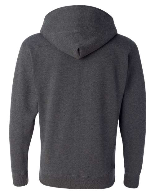 J America JA8830 Adult Sport Lace Hooded Sweatshirt #color_CHARCOAL HEATHER