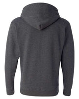 J America JA8830 Adult Sport Lace Hooded Sweatshirt #color_CHARCOAL HEATHER