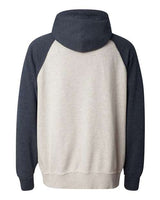 J America JA8885 Adult Vintage Heather Pullover Hooded Sweatshirt #color_OATML HT/ VNT NV