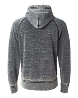 J America JA8915 Adult Vintage Zen Fleece Pullover Hooded Sweatshirt #color_DARK SMOKE