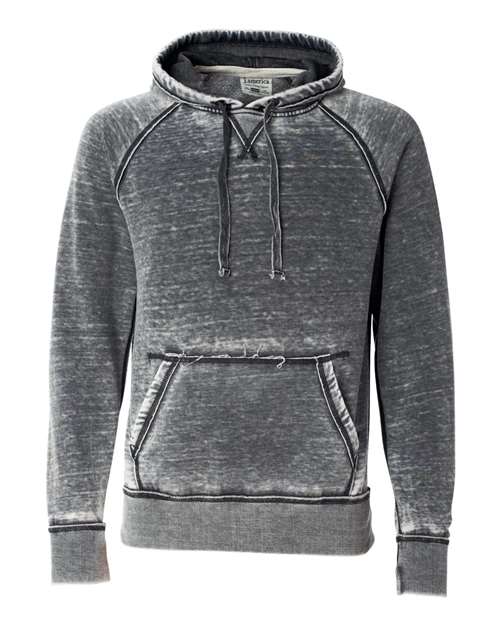 J America JA8915 Adult Vintage Zen Fleece Pullover Hooded Sweatshirt #color_DARK SMOKE