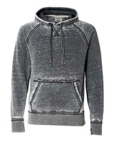 J America JA8915 Adult Vintage Zen Fleece Pullover Hooded Sweatshirt #color_DARK SMOKE