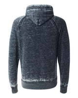 J America JA8915 Adult Vintage Zen Fleece Pullover Hooded Sweatshirt #color_VINTAGE NAVY