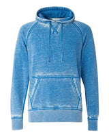 J America JA8915 Adult Vintage Zen Fleece Pullover Hooded Sweatshirt #color_ROYAL