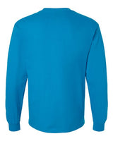 Gildan G240 Adult Ultra Cotton  Long-Sleeve T-Shirt #color_SAPPHIRE
