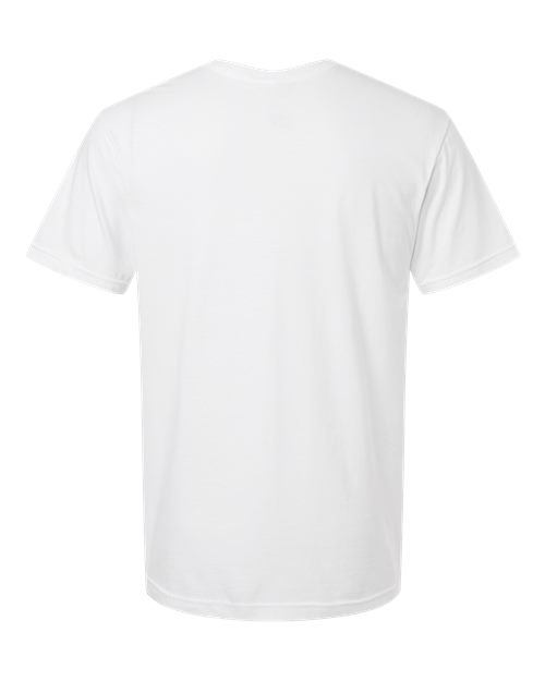 Gildan G64V Adult Softstyle V-Neck T-Shirt #color_WHITE