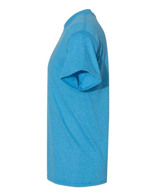 Gildan G500 Adult Heavy Cotton 5.3 oz. T-Shirt #color_HEATHER SAPPHIRE