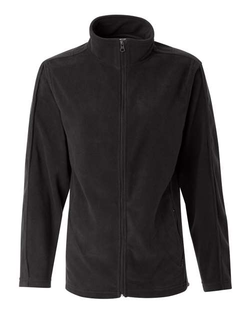 Sierra Pacific 5301 Women's Microfleece Full-Zip Jacket #color_Onyx Black