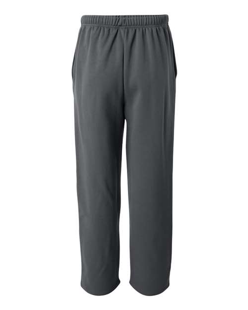 Badger 1478 Performance Fleece Open-Bottom Sweatpants #color_Graphite