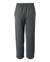 Badger 1478 Performance Fleece Open-Bottom Sweatpants #color_Graphite