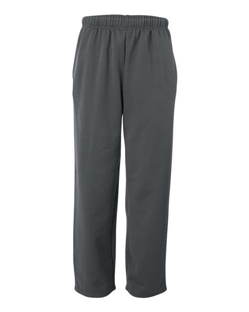 Badger 1478 Performance Fleece Open-Bottom Sweatpants #color_Graphite