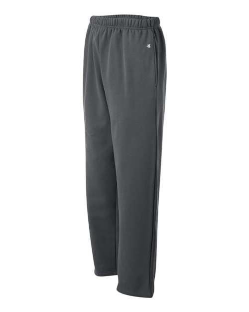 Badger 1478 Performance Fleece Open-Bottom Sweatpants #color_Graphite