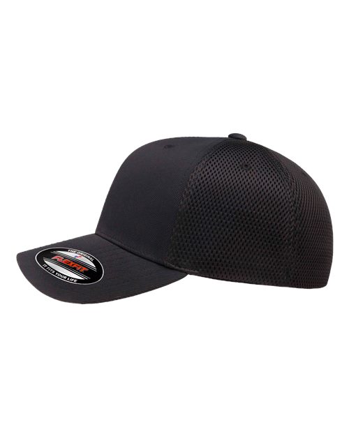 Flexfit 6533 Adult Ultrafibre and Airmesh Cap #color_BLACK