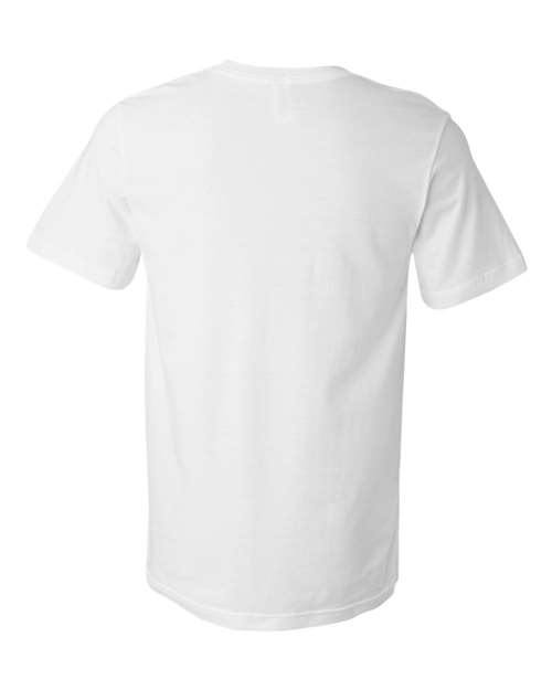 Bella + Canvas 3021 Men's Jersey Short-Sleeve Pocket T-Shirt #color_WHITE