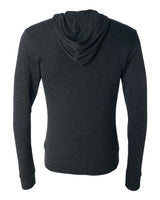 Bella + Canvas 3939 Unisex Triblend Full-Zip Lightweight Hoodie #color_CHAR-BLACK TRIB