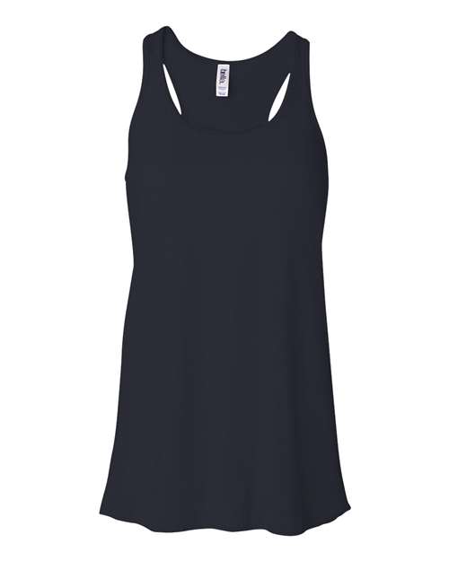 Bella + Canvas B8800 Ladies' Flowy Racerback Tank #color_MIDNIGHT
