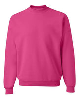 Jerzees 562 Adult NuBlend FleeceCrew #color_CYBER PINK