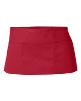 Liberty Bags 5501 Ashley W3 Cotton Twill Waist Apron #color_RED