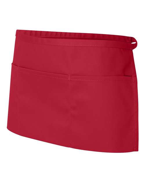 Liberty Bags 5501 Ashley W3 Cotton Twill Waist Apron #color_RED
