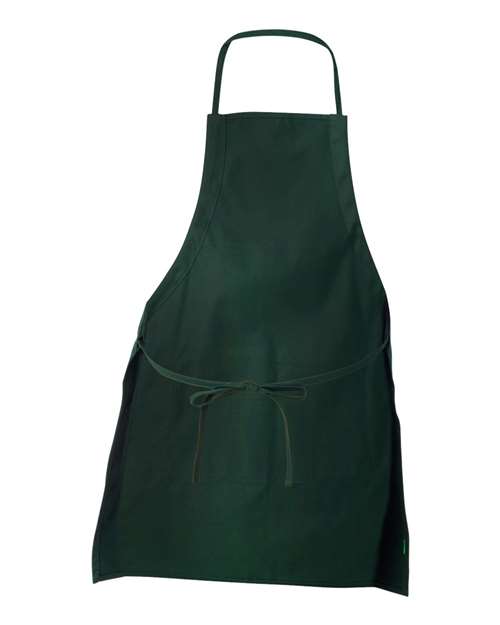 Liberty Bags 5502 Caroline AL2B Butcher Style 2-Pocket Apron #color_FOREST GREEN