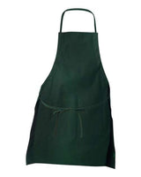 Liberty Bags 5502 Caroline AL2B Butcher Style 2-Pocket Apron #color_FOREST GREEN