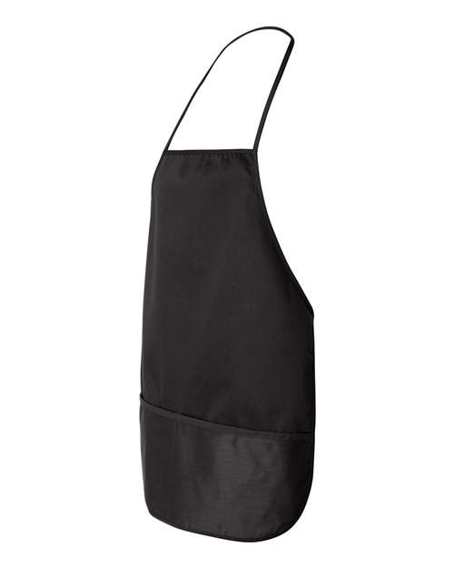 Liberty Bags 5503 Debbie NS2R Cotton Twill Apron Kelly #color_BLACK