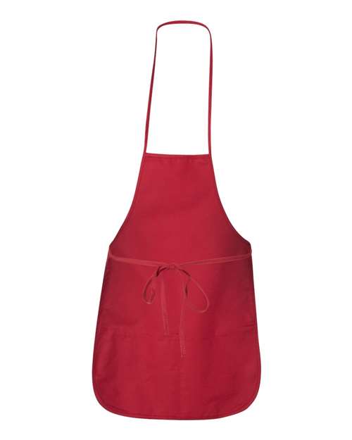Liberty Bags 5503 Debbie NS2R Cotton Twill Apron Kelly #color_RED