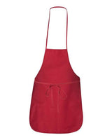 Liberty Bags 5503 Debbie NS2R Cotton Twill Apron Kelly #color_RED