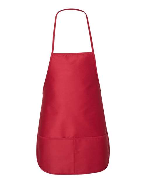 Liberty Bags 5503 Debbie NS2R Cotton Twill Apron Kelly #color_RED
