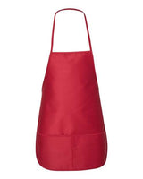 Liberty Bags 5503 Debbie NS2R Cotton Twill Apron Kelly #color_RED