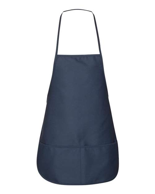 Liberty Bags 5503 Debbie NS2R Cotton Twill Apron Kelly #color_NAVY