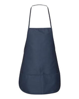 Liberty Bags 5503 Debbie NS2R Cotton Twill Apron Kelly #color_NAVY
