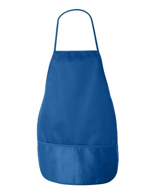 Liberty Bags 5503 Debbie NS2R Cotton Twill Apron Kelly #color_ROYAL