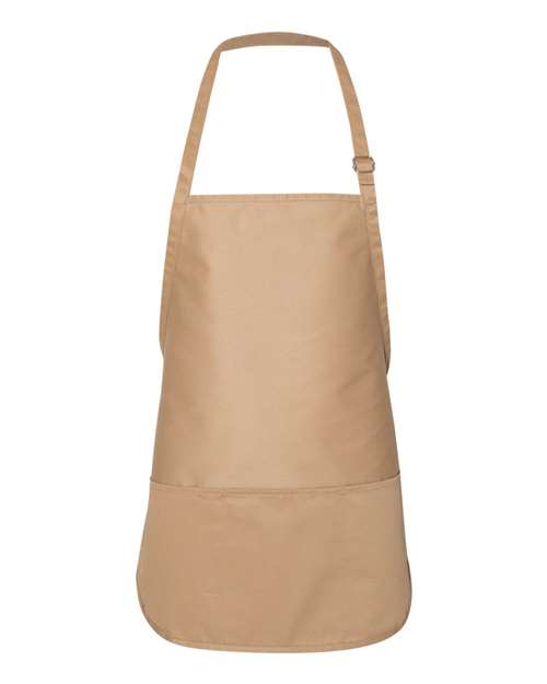 Liberty Bags 5507 Sara AS3R Cotton Twill Apron Forest #color_TAN