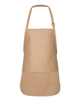 Liberty Bags 5507 Sara AS3R Cotton Twill Apron Forest #color_TAN