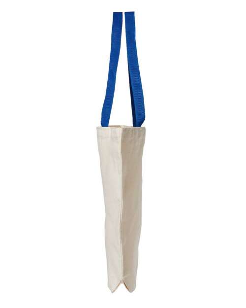 Liberty Bags 8868 Marianne Cotton Canvas Tote #color_NATURAL/ ROYAL