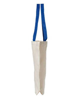 Liberty Bags 8868 Marianne Cotton Canvas Tote #color_NATURAL/ ROYAL