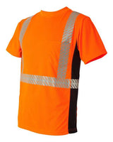 Kishigo 9114-9115 Premium Black Series Breathable Tape Class 2 T-Shirt #color_Orange