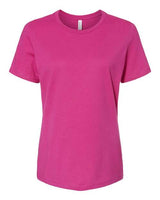 Bella + Canvas B6400 Ladies' Relaxed Jersey Short-Sleeve T-Shirt #color_BERRY