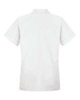 Red Kap TP23 Women's Loose Fit Short Sleeve Button Smock #color_White
