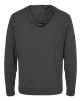Independent Trading Co. SS150JZ Lightweight Jersey Full-Zip Hooded T-Shirt #color_Charcoal Heather
