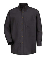 Red Kap SP90 Poplin Dress Shirt #color_Black