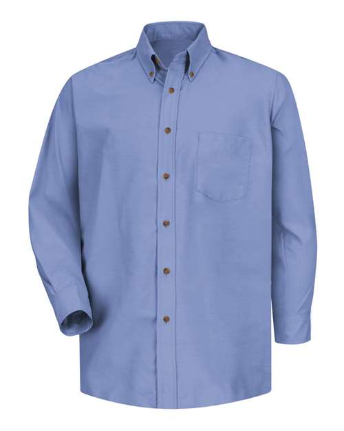 Red Kap SP90 Poplin Dress Shirt #color_Light Blue