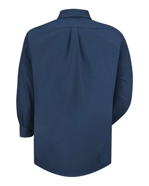 Red Kap SP90 Poplin Dress Shirt #color_Navy