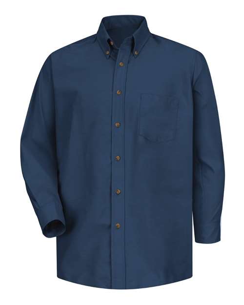 Red Kap SP90 Poplin Dress Shirt #color_Navy