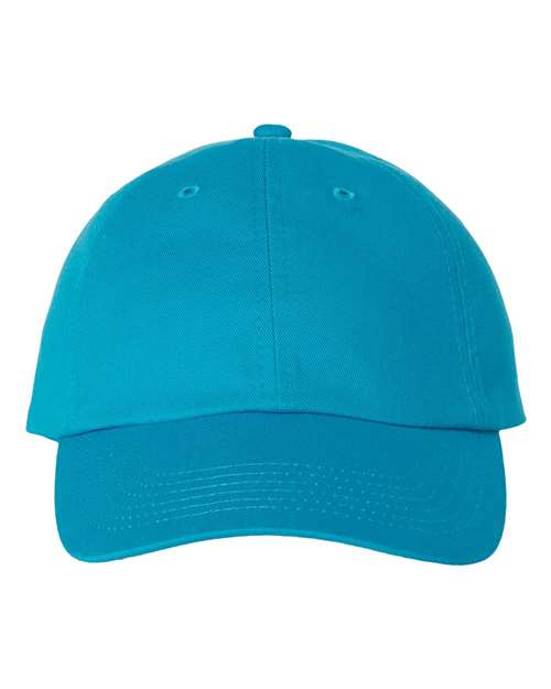 Valucap VC300A Bio-Washed Classic Dad Hat #color_Neon Blue