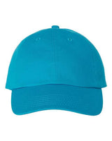 Valucap VC300A Bio-Washed Classic Dad Hat #color_Neon Blue